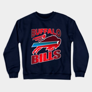 buffalo bills bold color Crewneck Sweatshirt